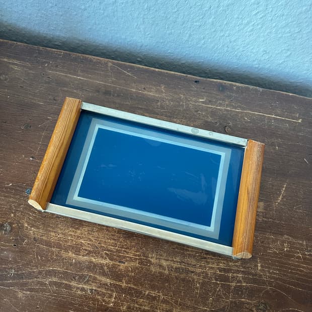 독일)빈틴지 파랑 트레이