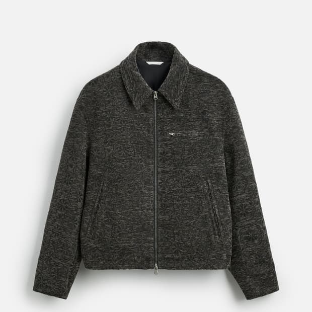 Zara_ 자카드 점퍼 텍스처