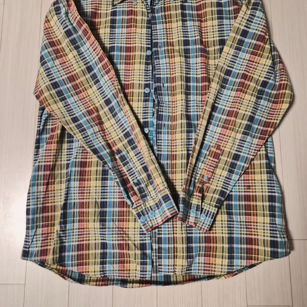 미쏘니스포츠 스몰로고 레인보우셔츠 사이즈52