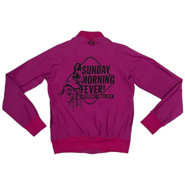 히스테릭 글래머 아카이브 히스걸 패치 집업 저지 자켓