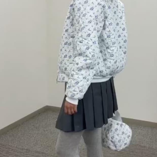 샬롬클럽 플라워 점퍼