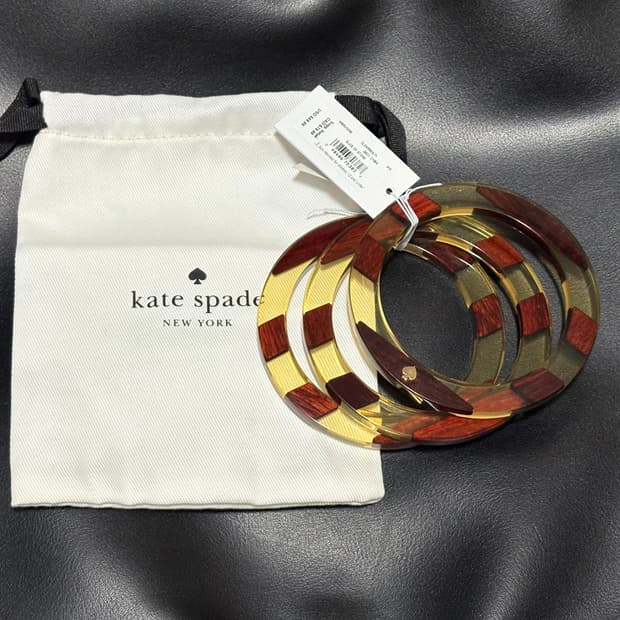 Kate Spade 빈티지 팔찌 레진/우드