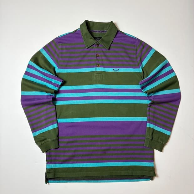 오클리 Oakley 10's 엠브로이디드 로고 카라 롱슬리브 PN8531