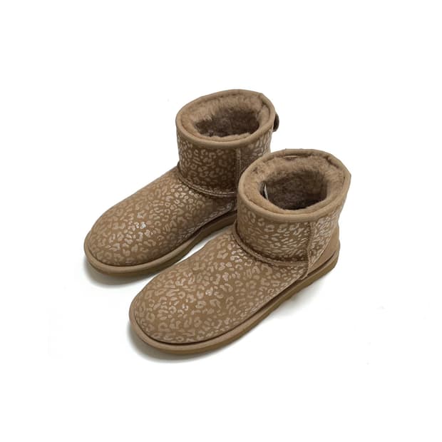 ugg pink beige leopard boots