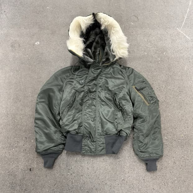 60s 알파 인더스트리 N-2B 헤비 플라잉 자켓