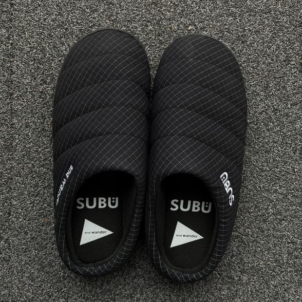 수부 X 앤드원더 패딩 슬리퍼 샌들 SUBU × and wander re