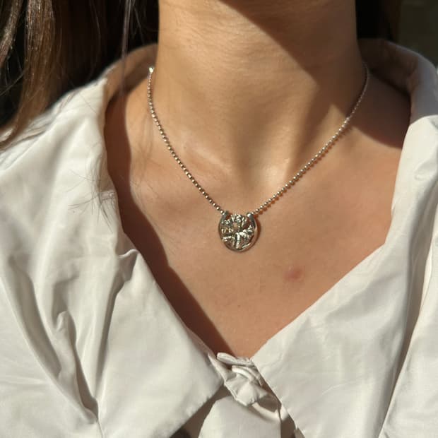 Aqua belle 925silver necklace