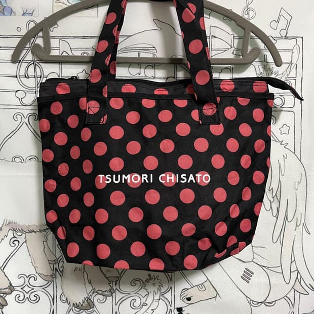 츠모리치사토 도트 숄더백 