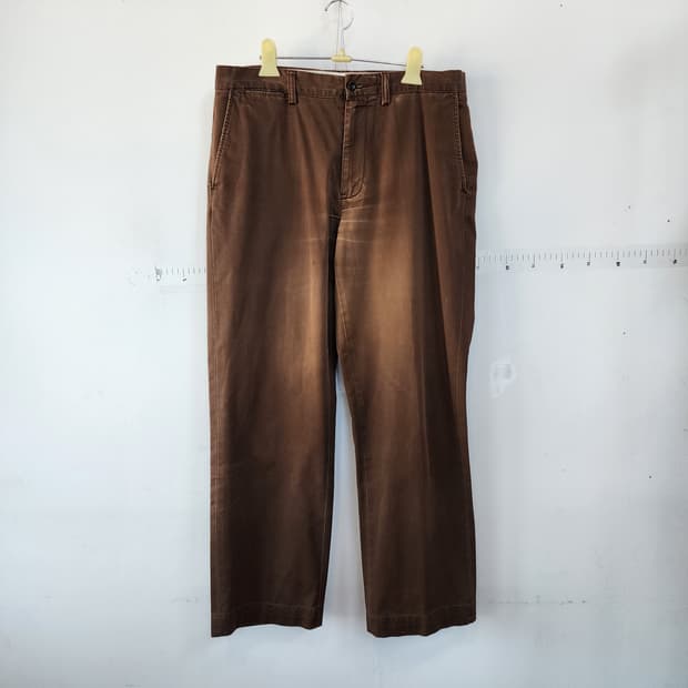 폴로 브라운 면바지
