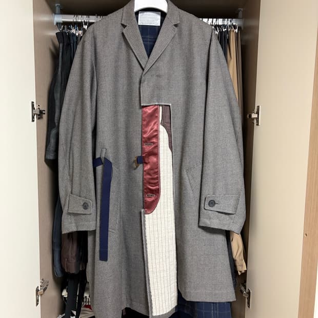 kolor 22aw 플란넬 코트