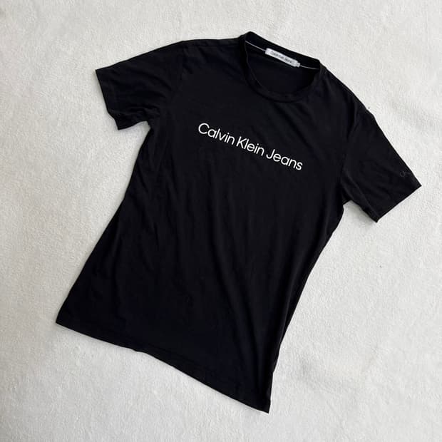 L 켈빈클라인 진 반팔 티셔츠 0323T