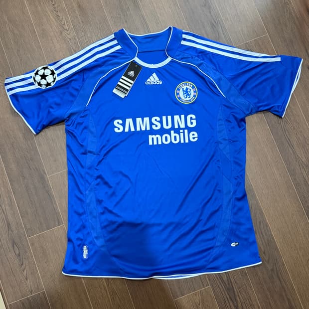 (2XL) 아디다스 06-07 첼시 유니폼 드록바 드로그바 챔스 마킹