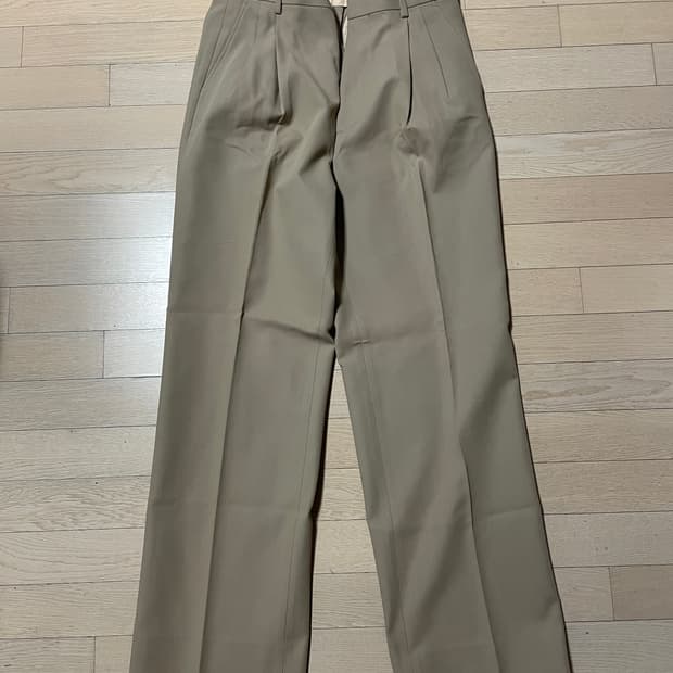 AURALEE HARD TYIST DOUBLE WIDE SLACKS