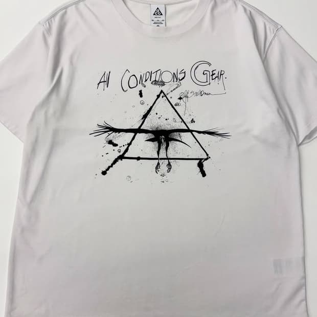 Nike 나이키 ACG 랄프 스태드먼 화이트 반팔 티 