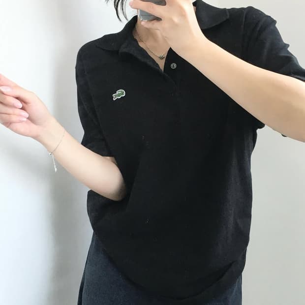 Lacoste 라코스테 블랙컬러 PK 티셔츠