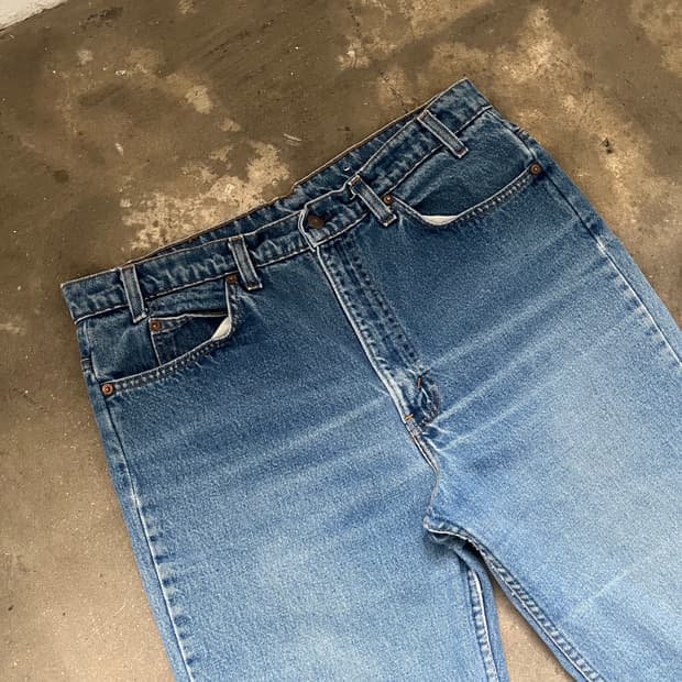 80s USA Levi's 517 연청 데님팬츠 