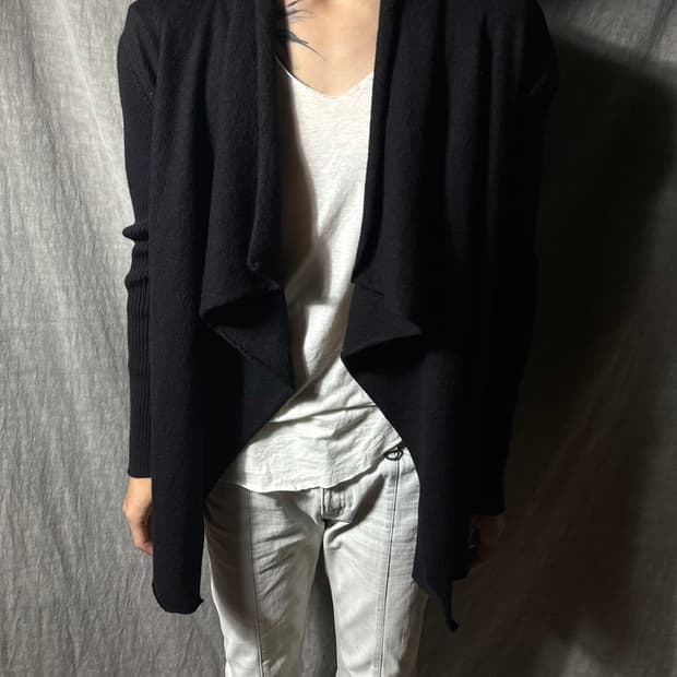 MOGA Wool Drape Cardigan
