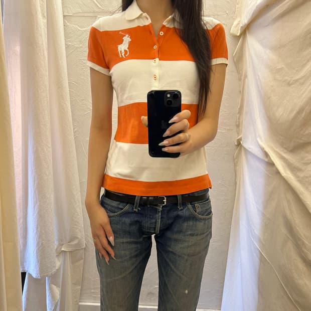 Ralph lauren 빅포니 오렌지