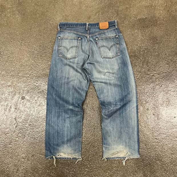 00s Levis504 루즈핏 데님 팬츠 (33”)