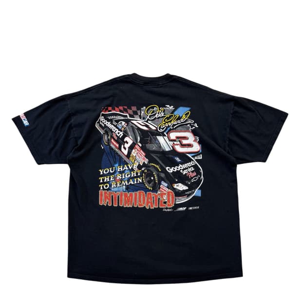 빈티지 NASCAR 프린팅 반팔티셔츠