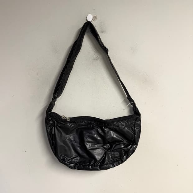 PORTER dot embossing cross bag 