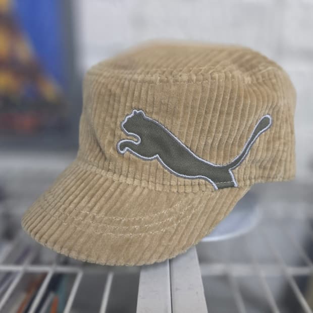 푸마 모자 코듀로이 골덴 볼캡 밀리터리캡 KG65