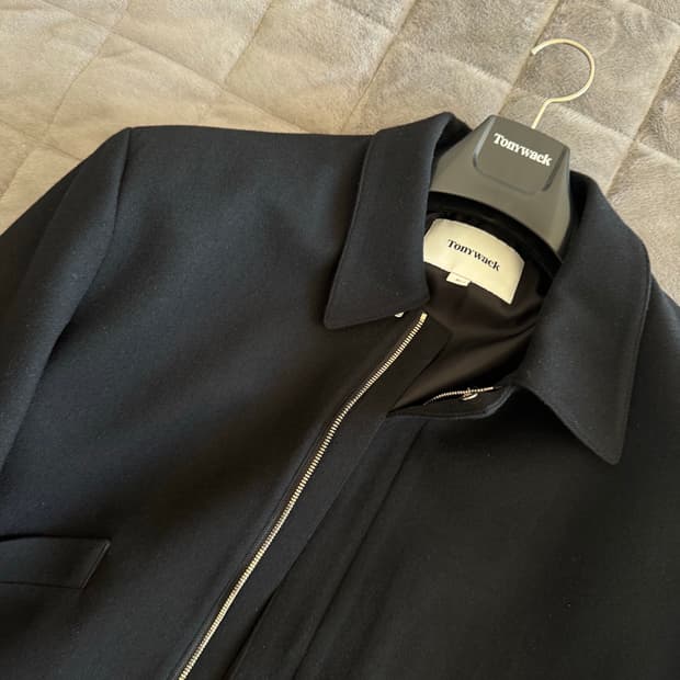 토니웩 버진 울 크롭 블루종 (XL) (택 제거 새상품)