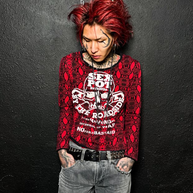 SEX POT ReVeNGe – Snake Pattern Skull Lo