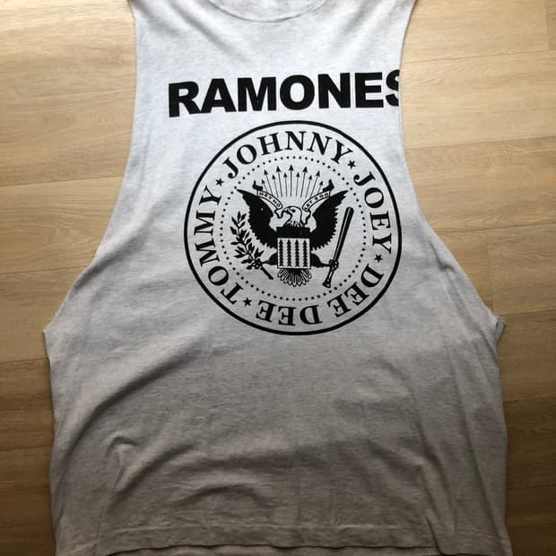 RAMONES 라몬즈 빈티지 밴드티 락티