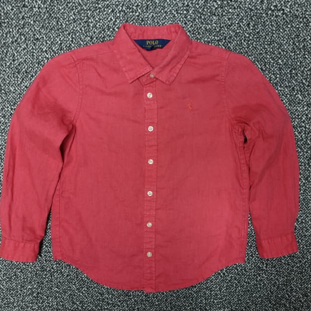 [무료배송][120]폴로 키즈 린넨 셔츠 남방