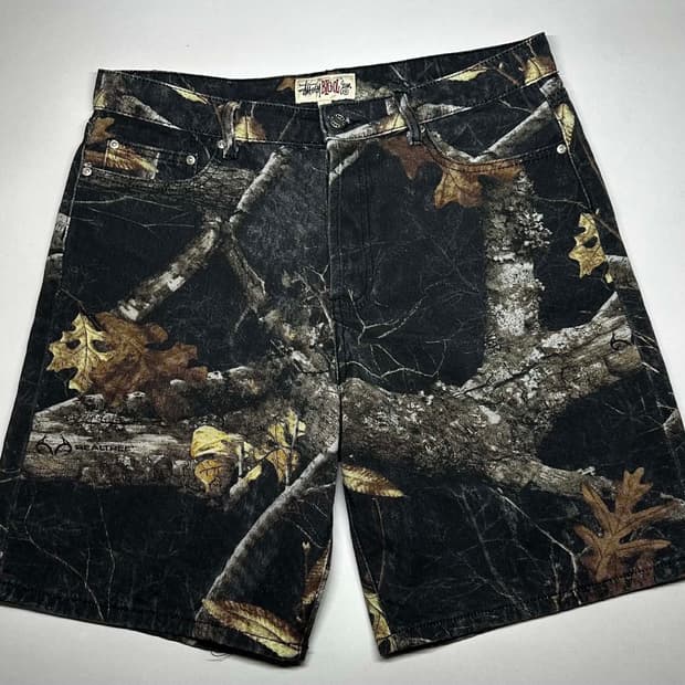 Stussy 빅사이즈 카모 반바지 L/34