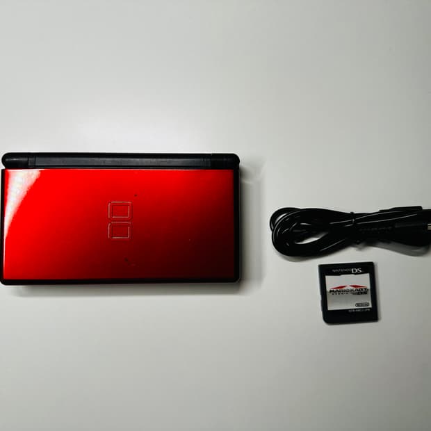 닌텐도 DSL DS Lite 크림슨블랙 일판 + 마리오카트 판매