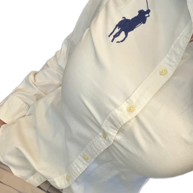 ✨폴로 랄프로렌 빅포니 스키니핏 화이트 셔츠✨