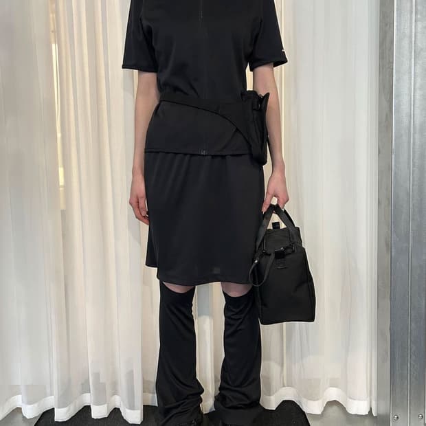 지초이 JICHOI 숏 슬리브 집 셔츠 & 스커트 팬츠