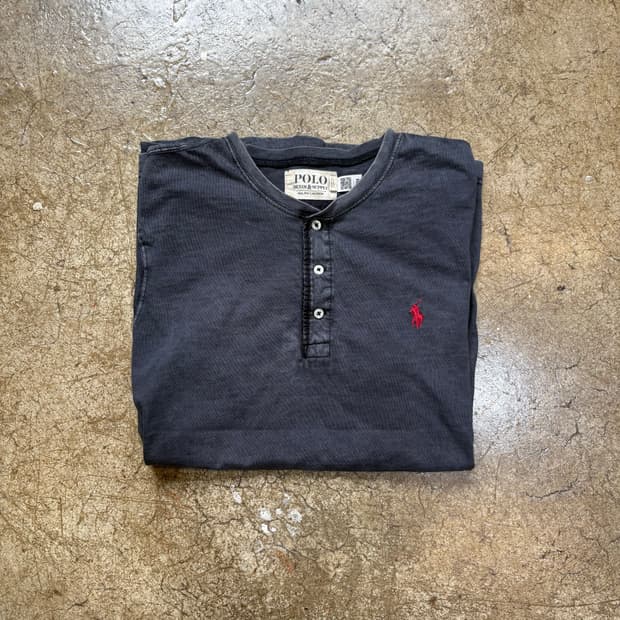 폴로 서플라이 페이딩 헨리넥 티셔츠