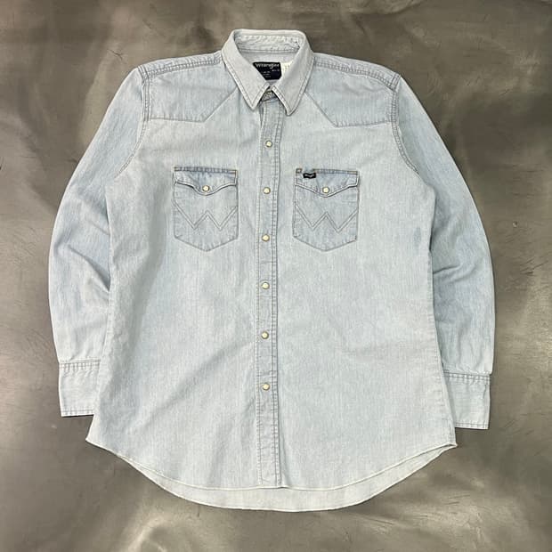  랭글러 웨스턴 데님 셔츠 y14648