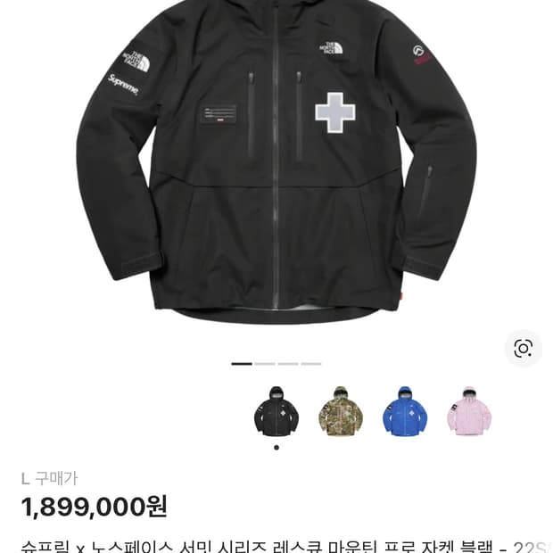 슈프림x노스페이스 Summit Series 자켓