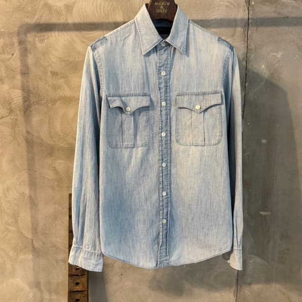폴로 랄프로렌 삼브레이 셔츠 슬림100