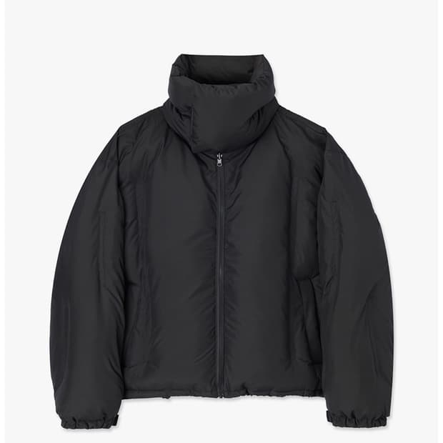 DNSR 하이넥 푸퍼 패딩 점퍼 블랙