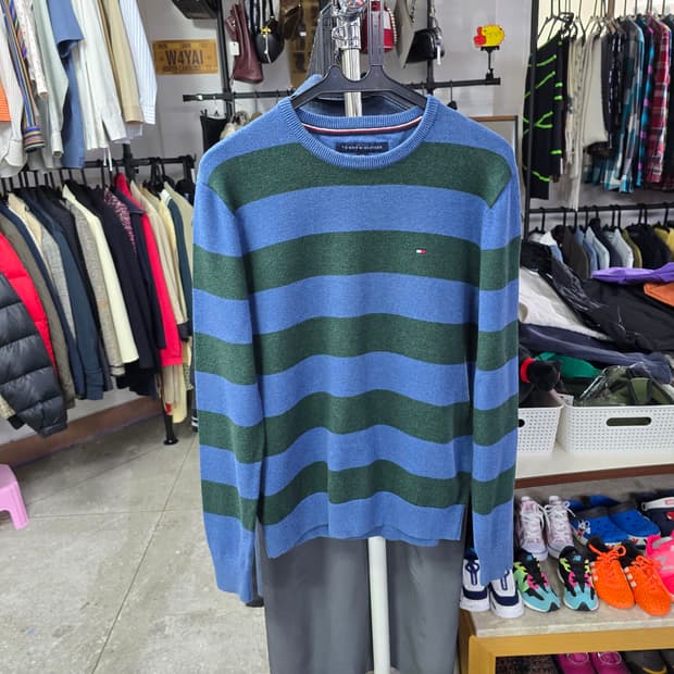 타미힐피거 스트라이프 니트 (1242)