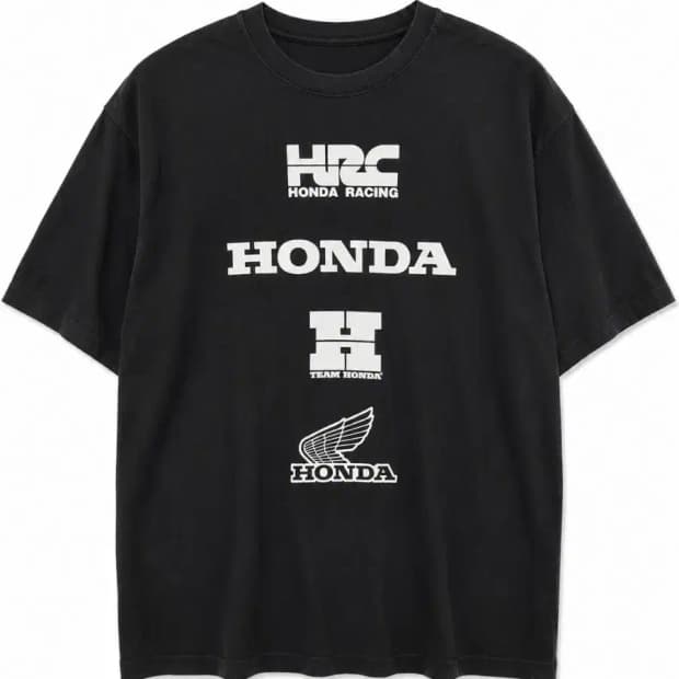 혼다 HRC 레이싱 반팔티 블랙 S