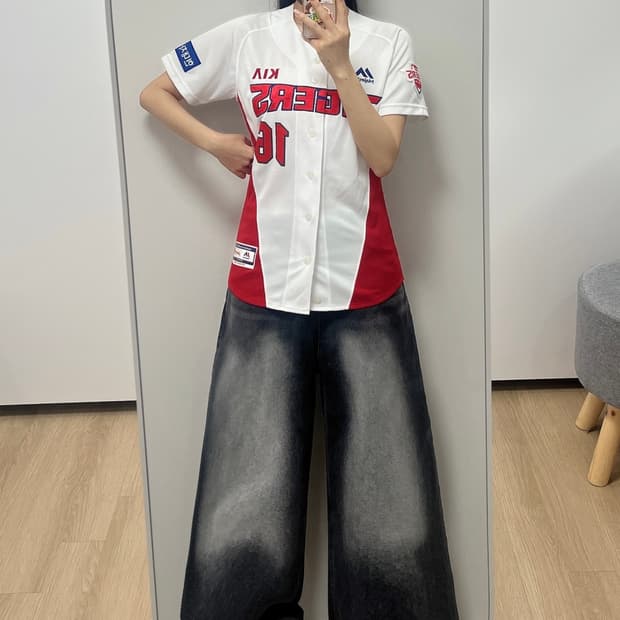 기아타이거즈 마제스틱 김주찬 마킹 어센틱 홈 유니폼