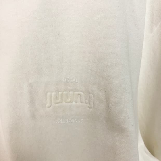 준지 정품 반팔 화이트