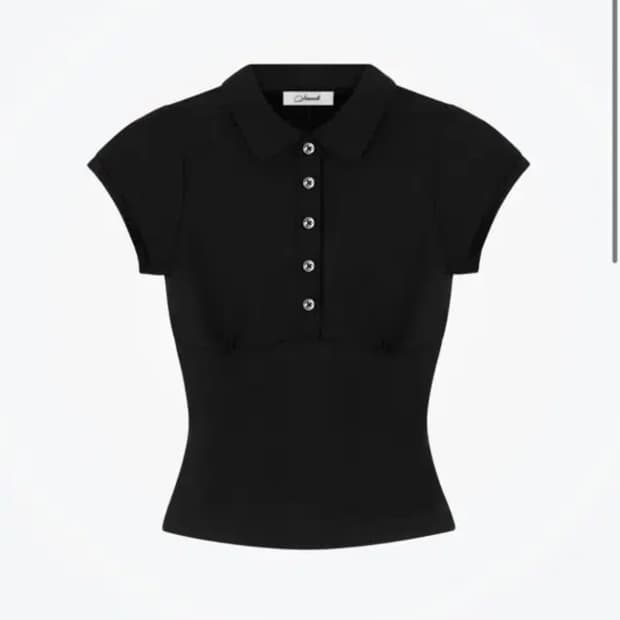 Smooching baby tee 블랙