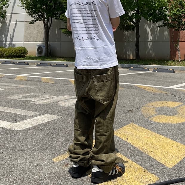90s XLarge 엑스라지 5포켓 브라운 데님팬츠