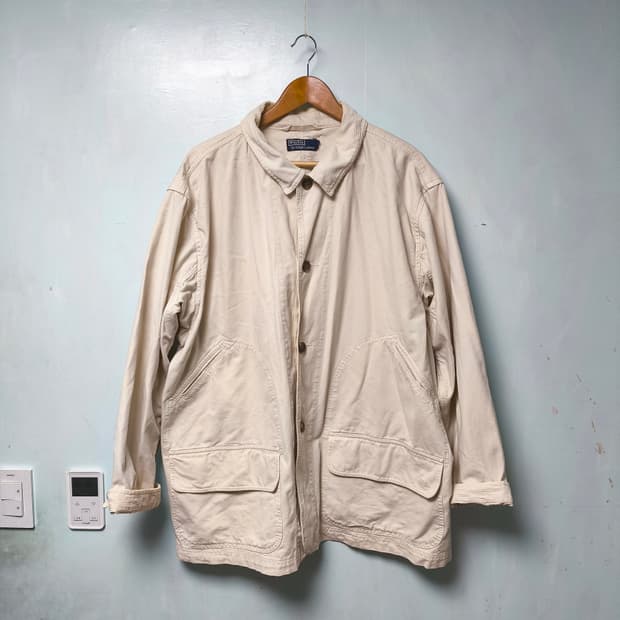 [XL] 폴로 랄프로렌 캔버스 코튼 헌팅 워크 자켓