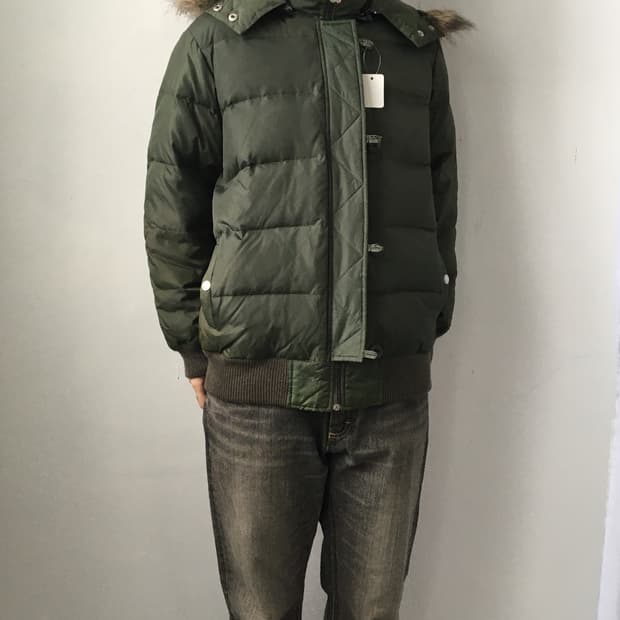 Fake fur hood jacket