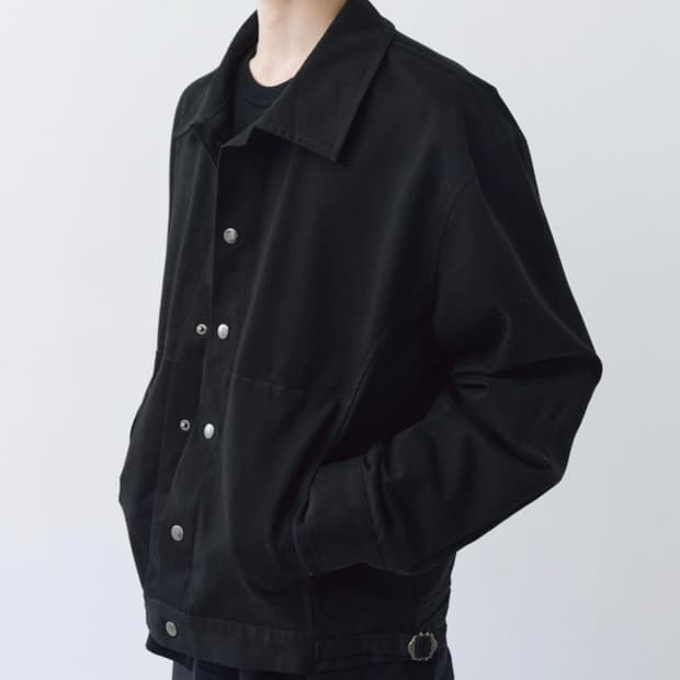 [새제품] 빅유니온 몰스킨 코치 자켓 블랙 S