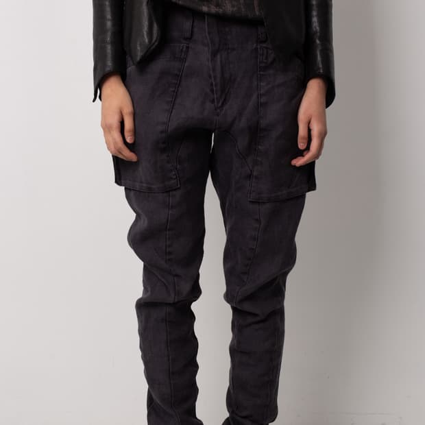 BAJRA ASYMMETRIC RAMIE JODHPUR PANTS