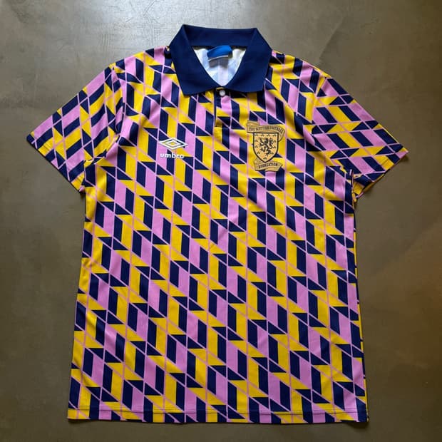 UMBRO 엄블로 88 - 89 스코틀랜드 유니폼 복각